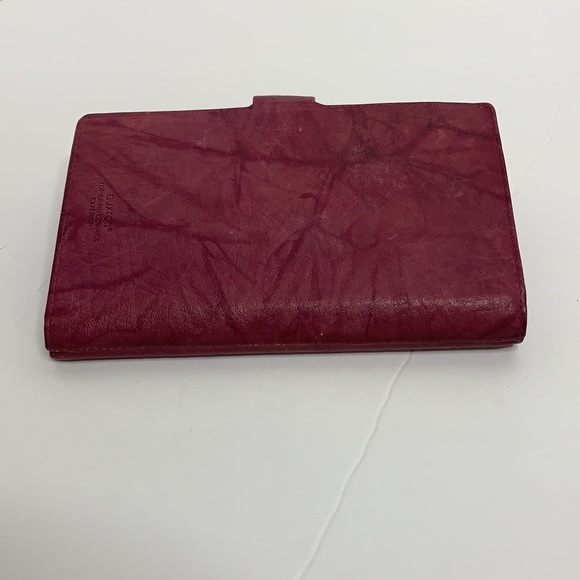 Buxton | Plum Top Grain Cowhide Leather Pocketbook | Travel Card Holder | Clutch - Picture 11 of 14